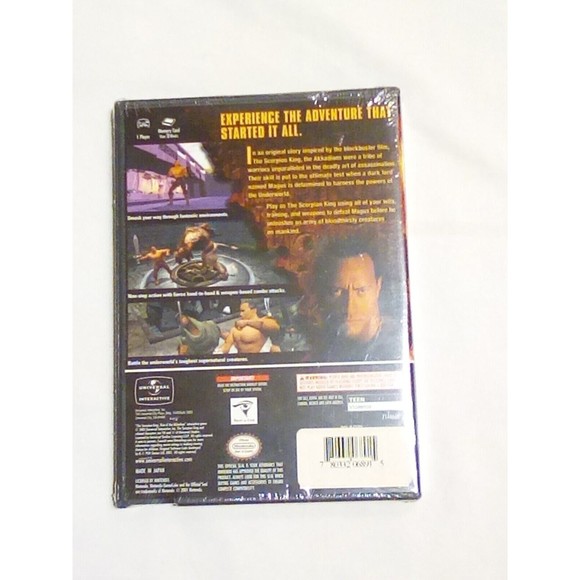 Nintendo Game Cube The Scorpion King Sealed - Picture 2 of 2